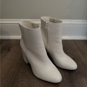 White Ankle Boots